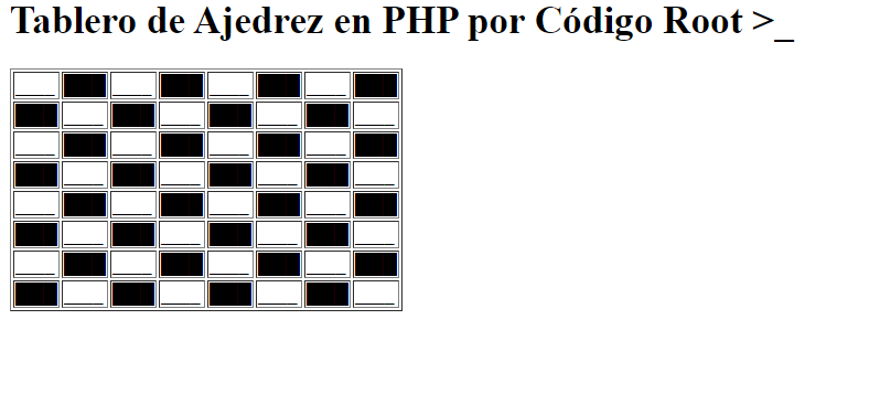 tablero-de-ajedrez-en-php|codigoRoot