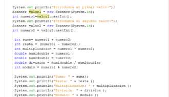 Operadores Aritmeticos Sin Libreria Math Java Codigo